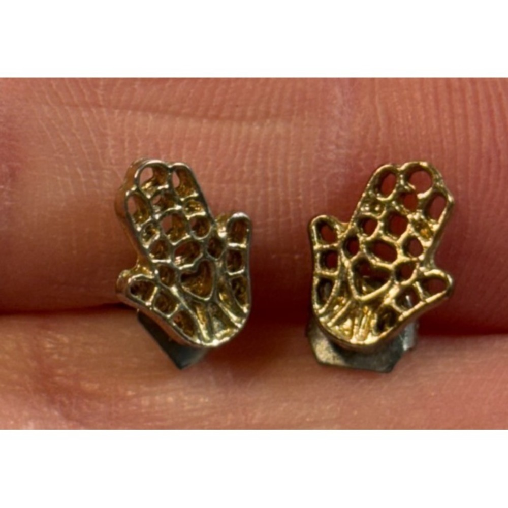 Earrings Fashion Statement Pierced Hamsa Hands Boho‎ Retro